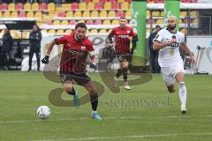 3.Liga - Saison 2022/2023 - SV 07 Elversberg - FC Ingolstadt 04 - Maximilian  Dittgen (Nr.10 - FCI) - Nico Antonitsch (Nr.35 - SV Elversberg) -  - Foto: Meyer Jürgen