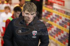 3. Liga; SSV Jahn Regensburg - FC Ingolstadt 04; vor dem Spiel Max Plath (14 FCI)