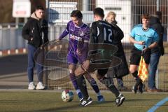 Freundschaftsspiel - Saison 2025/26- TSV Gaimersheim - VFR Neuburg - Zoltan Vati Nr.12 - TSV Gaimersheim) - Nikolai Krzyzanowski lila Neuburg - Foto: Meyer Jürgen