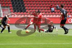 Im Bild: Dominik Dedaj (#21 FCI B-Junioren) und Benjamin Causevic (#10 FCI B-Junioren)

Fussball - B-Junioren - Relegation 2021  - FC Ingolstadt 04 - SSV Jahn Regensburg -  Foto: Ralf Lüger/rsp-sport.de