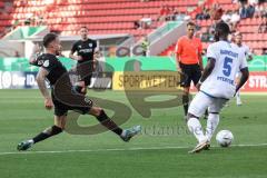 DFB Pokal; FC Ingolstadt 04 - SV Darmstadt 98; Patrick Schmidt (9, FCI) Pfeiffer Patric (5 SVD) Holland Fabian (32 SVD)