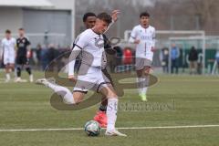 Bayernliga Nord - Saison 2024/25 - FC Ingolstadt 04 II - TSV Kornburg - Din Alajbegovic (Nr.20 - FCI U21) - Gebre Noah schwarz Kornbuch - Foto: Meyer Jürgen