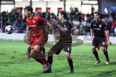 Toto Pokal; FC Sportfreunde Schwaig - FC Ingolstadt 04; Zweikampf Kampf um den Ball Julian Kügel (29, FCI) Noah Brill 4