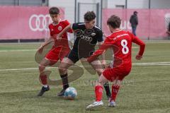 B-Junioren - Bayernliga -  Fc Ingolstadt 04 - TSG 1860 Rosenheim - Drakulic Ognjen schwarz  FCI -  Foto: Meyer Jürgen