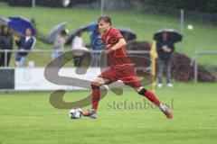Toto Pokal; FC Sportfreunde Schwaig - FC Ingolstadt 04; Regen Pfützen Jasper Maljojoki (23, FCI)