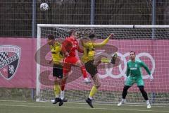 Bayernliga Süd - Saison 2022/2023 - FC Ingolstadt 04 - SV Kirchanschöring - Fabio Riedl (Nr.24 - FCI II) - Weber Egon Torwart Kirchanschöring - Foto: Meyer Jürgen