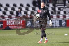 3. Liga; SC Verl - FC Ingolstadt 04; vor dem Spiel Torwart Marius Funk (1, FCI)
