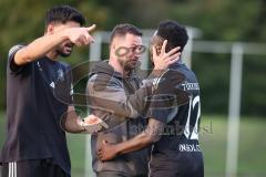 Kreisliga - Saison 2026/27- SV Zuchering - Türkisch SV Ingolstadt - Der 0:1 Führungstreffer durch Boubacarr Saho schwarz Türkisch - Enes Erdogan schwarz Türkisch- Foto: Meyer Jürgen