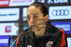 3. Liga; FC Ingolstadt 04 - TSV 1860 München; Pressekonferenz Interview Cheftrainerin Sabrina Wittmann (FCI)