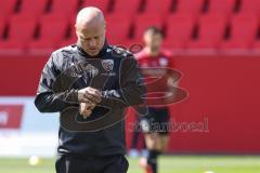 2.BL; FC Ingolstadt 04 - SC Paderborn 07; vor dem Spiel Co-Trainer Mike Krannich (FCI)