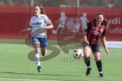 2. Bundesliga Frauen - Saison 2024/25 - FC Ingolstadt 04 Frauen - SC Sand - Winter Mara (Nr.2 - FCI Frauen) - Homann Sanja weiss Sand - Foto: Meyer Jürgen