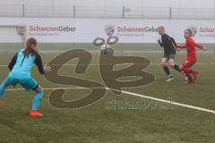 Frauen - Bayernliga - U17 - B-Junioren -  FC Ingolstadt 04 II - FC Forstern - Müller Luisa schwarz Forstern - Lilli Gehl rot FCI - Julia Stippel Torwart FCI -  Foto: Meyer Jürgen