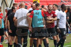 3. Fußball-Liga - Saison 2022/2023 - FC Ingolstadt 04 - SpVgg Bayreuth - Das Spiel ist aus - Jubel - Cheftrainer Rüdiger Rehm (FCI) -  - Foto: Meyer Jürgen