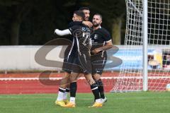 Kreisliga - Saison 2023/2024 - FC Fatih Ingolstadt - TSV Münchsmünster - Der 1:0 Führungstreffer per Foulelfmeter durch Akif Abasikeles Fatih - jubel - Foto: Meyer Jürgen