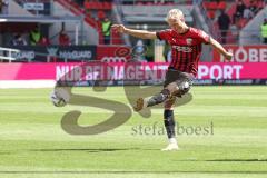 3.Liga - Saison 2022/2023 - FC Ingolstadt 04 -  - SV Waldhof-Mannheim - Tobias Bech (Nr.11 - FCI) - Marcel Costly (Nr.22 - FCI) beim Freistoss - Foto: Meyer Jürgen