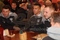 2024_1_16 - 3. Liga - Saison 2023/24 - Fantreffen - FC Ingolstadt 04 -  - Lukas Fröde (Nr.34 - FC Ingolstadt 04) - Marcel Costly (Nr.22 - FC Ingolstadt 04)  - Foto: Meyer Jürgen