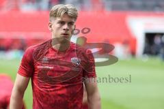 3. Liga; FC Ingolstadt 04 - SV Waldhof Mannheim; vor dem Spiel Max Plath (14 FCI)