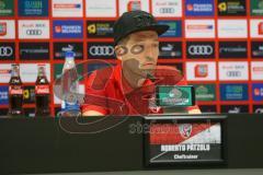 2. Fußball-Liga - Pressekonferenz - Vorstellung Cheftrainer Roberto Pätzold und Manager Profifußball Malte Metzelder - Saison 2021/2022 - FC Ingolstadt 04 - Cheftrainer FCI Roberto Pätzold - Foto: Meyer Jürgen