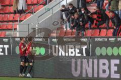 Relegation 1 - FC Ingolstadt 04 - VfL Osnabrück - Dennis Eckert Ayensa (7, FCI) bei den Fans Jubel Tor mit f17#