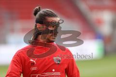 3. Liga - FC Bayern 2 - FC Ingolstadt 04 - Gesichtsmaske Nasenbruch Jonatan Kotzke (25 FCI)