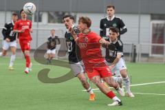 Bayernliga Nord - Saison 2023/24 - FC Ingolstadt 04 II - DJK Ammerthal - Moritz Wiezorrek (Nr.15 - FCI) - Koc Deniz schwarz Ammerthal  - Foto: Meyer Jürgen