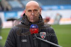 2.BL; Hansa Rostock - FC Ingolstadt 04; vor dem Spiel Cheftrainer André Schubert (FCI)