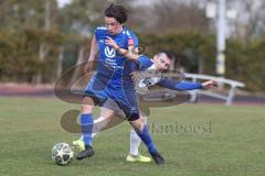 Kreisklasse - Saison 2025/26- TSV Etting - FC Arnsberg - Christian Redl weiss Etting - Xaver Sichert blau Arnsberg - Foto: Meyer Jürgen