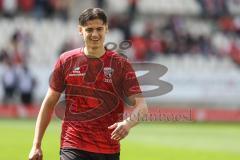 3. Liga; Rot-Weiss Essen - FC Ingolstadt 04; vor dem Spiel Tomislav Bagaric (49,FCI)