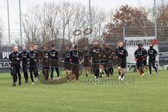 2.BL; FC Ingolstadt 04 - Trainingsstart nach Winterpause, Neuzugänge, Warmup Gruppe Lauf