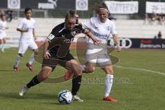 2. Fußball-Liga - Frauen - Saison 2023/2024 - FC Ingolstadt 04 - SV Meppen - Leonie Heim (Nr.9 - FCI Frauen) - Seyen Ayleen weiss Meppen - Foto: Meyer Jürgen