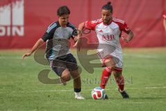 Kreisliga- Saison Saison 2026/27 -  SV Türkisch Ingolstadt - TSV Ober./Unterhaunstadt - Osman Tarik Camdal weiss Türkisch - Cem Hezer grau Ober./Unterh.stadt  - Foto: Meyer Jürgen
