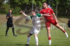 Kreisklasse - Saison 2025/26- SV Lippertshofen - Türkisch SV Ingolstadt-  - Bernd Geiß weiss Lippertshofen  - Marijan Maricic rot Türkisch - Foto: Meyer Jürgen