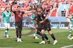 3. Liga; FC Ingolstadt 04 - VfB Lübeck; 4:1 Sebastian Grönning (11, FCI) Ryan Malone (16, FCI) Julian Kügel (31, FCI)