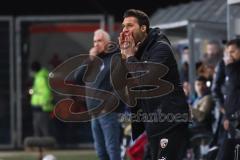 3. Liga; SV Waldhof Mannheim - FC Ingolstadt 04; Cheftrainer Guerino Capretti (FCI)
