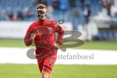 3. Liga; VfL Osnabrück - FC Ingolstadt 04; vor dem Spiel Torwart David Klein (47, FCI) Yannick Deichmann (20, FCI)