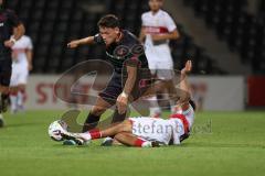 3. Liga - Saison 2025/26 - VFB Stuttgart II - FC Ingolstadt 04  - Mads Borchers (Nr.9 - FC Ingolstadt 04) - XXXXX - Foto: Meyer Jürgen