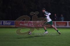 Landesliga - Saison 2025/26 - SV Manching - SC Oberweikertshofen - Fabian  Neumayer (Nr.9 - SV Manching) verwandelt einen Elfmeter zum 1:0 Führungstreffer - jubel -  Foto: Meyer Jürgen