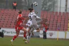 DFB -Pokal Frauen - Saison 2025/26 - FC Ingolstadt 04 Frauen - FC Bayern München - Dunst Barbara rot Bayern - Emma Kusch (Nr.9 - FC Ingolstadt Frauen I) - Foto: Meyer Jürgen