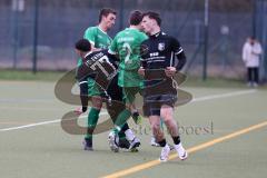 Kreisliga - Saison 2023/24 - FC Fatih Ingolstadt - SV Denkendorf - Ostap Nechaj grün Denkendorf - Umut Yürükal schwarz Fatih - Foto: Meyer Jürgen