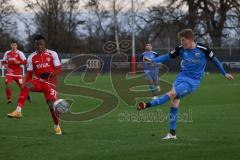 2.BL; Testspiel; FC Ingolstadt 04 - Würzburger Kickers; Andreas Poulsen (2, FCI) Adigo Ryan (37 FWK)