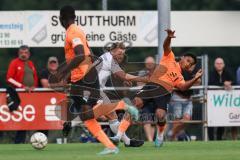 Toto-Pokal; SV Hutthurm - FC Ingolstadt 04; Zweikampf Kampf um den Ball David Udogu (47, FCI) Max Freund (17 SVH)