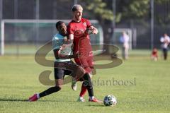 Toto-Pokal; FSV Harthof München - FC Ingolstadt 04; Linus Rosenlöcher (19, FCI) Zweikampf Kampf um den Ball: Lahid Issa