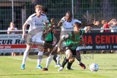 Testspiel - SpVgg Greuther Fürth - FC Ingolstadt 04 - Moussa Doumbouya (Nr.27 - FCI) - Maximilian Neuberger (Nr.38 - FCI) - Foto: Jürgen Meyer