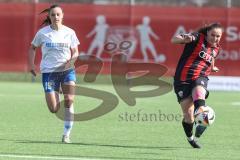 2. Bundesliga Frauen - Saison 2024/25 - FC Ingolstadt 04 Frauen - SC Sand - Winter Mara (Nr.2 - FCI Frauen) - Homann Sanja weiss Sand - Foto: Meyer Jürgen