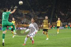 3. Liga; Dynamo Dresden - FC Ingolstadt 04; Torchance verpasst Deniz Zeitler (38, FCI) Kammerknecht Claudio (15 DD) Bünning Lars (23 DD) Torwart Schreiber Tim (1 DD)