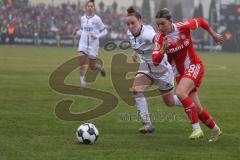 DFB -Pokal Frauen - Saison 2025/26 - FC Ingolstadt 04 Frauen - FC Bayern München - Lea Wolski (Nr.5 - FC Ingolstadt Frauen I) - Dunst Barabara rot Bayern - Foto: Meyer Jürgen