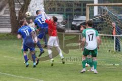 Kreisklasse - Saison 2024/25- TSV Großmehring - FC Geisenfeld - Sebastian Eisenberger blau Großmehring - Benedikt Köhler Torwart Geisenfeld - Foto: Meyer Jürgen