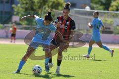 *** 2. Bundesliga Frauen - Saison 2025/26 - FC Ingolstadt 04 Frauen - Victoria Berlin - Magdalena Schwarz (Nr.23 - FC Ingolstadt Frauen I) - Abu Sarah blau Berlin - Foto: Meyer Jürgen