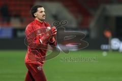 3. Liga; FC Ingolstadt 04 - SC Verl; vor dem Spiel Torwart Kai Eisele (25, FCI)