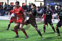 Toto Pokal; FC Sportfreunde Schwaig - FC Ingolstadt 04; Zweikampf Kampf um den Ball Julian Kügel (29, FCI) Noah Brill 4